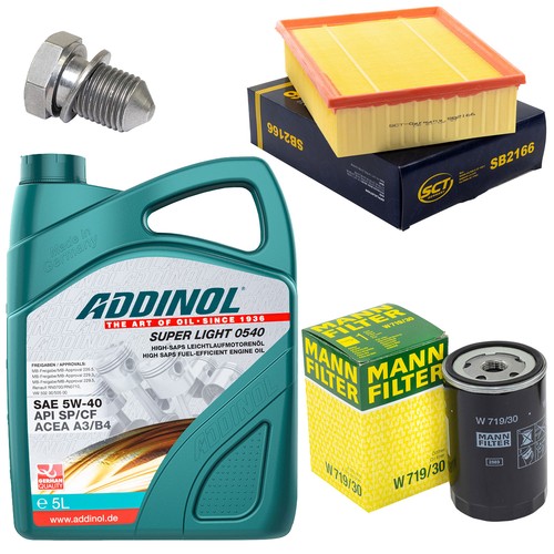 Kit filtri olio motore 5 - w-40,